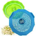BEAN SCREENS - SPROUTING LIDS (2-PACK)